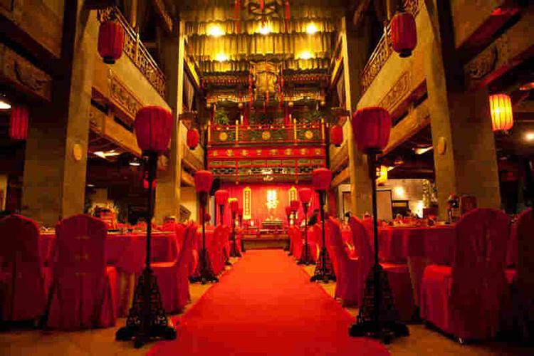 汉唐风格中式婚礼场地布置和风俗礼仪流程讲究